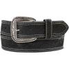 ARIAT Men’s Leather Floral Embossed Belt(Black)