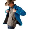 ARIAT Men’s Logo 2.0 Softshell Jacket(Mykonos Blue)