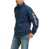 ARIAT Men’s Navy Caldwell Full Zip Sweater Jacket(Indigo)