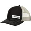 ARIAT Mens Off Set Patch Cap(Black)