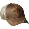 ARIAT Men’s Oilskin Logo Cap(Brown)