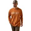 ARIAT Men’s Rebar Cotton Strong T-Shirt(Carmel Cafe)