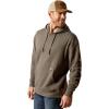 ARIAT Men’s Rebar Graphic Hoodie(Beluga Heather/Black)