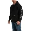 ARIAT Men’s Rebar Graphic Hoodie(Black)