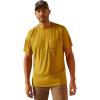 ARIAT Mens Rebar Heat Fighter Long Sleeve T-Shirt(Dried Tobacco)