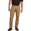 ARIAT Men’s Rebar M4 Relaxed Durastretch Made Tough Double Front Stackable Straight Leg Pant(Field Khaki)