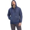 ARIAT Men’s Rebar Workman 1/4 Zip Hoodie(Navy Heather)