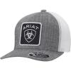 ARIAT Men’s Snapback Flex Fit Shield Logo Cap(Gray)