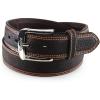 ARIAT Men’s Two-Tone Oiled Leather Belt with Reinforced Holes(Brown)