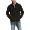 ARIAT Mens Vernon 20 Softshell Jacket(Black)