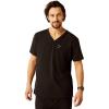 ARIAT Men’s Whitman Two Pocket Scrub Top(Black)