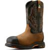 ARIAT Men’s Workhog CSA Waterproof Insulated Composite Toe Work Boot Industrial(Black/Rye Brown)