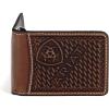 ARIAT Money Clip Sunburst Basketweave Brown