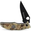 ARIAT Patriot Camo Plain Edge Folding Knife, Multicolored, 3″ Blade (Medium)(Multicolored)