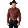 ARIAT Pro Series Norbert Classic Fit Shirt(Burgundy)
