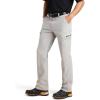 ARIAT Rebar M5 Straight Work Flow Ultralight Stackable Straight Leg Pants in Alloy(Alloy)