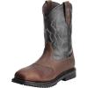 ARIAT RigTek Wide Square Toe H2O Composite Toe Mens Boot(Oiled Brown/Black)
