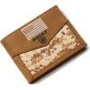 ARIAT Unisex-Adult’s Leather Patriot Digital Camo Bifold Wallet, Lightweight, Brown(Brown)