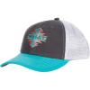 ARIAT Women’s Aztec Name Mesh Snap Back Cap(Grey  Turquoise  Coral)