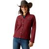 ARIAT Womens Berber Back Softshell Jacket(Tawny Port)