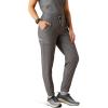 ARIAT Womens Blackwell Cargo Stretch Jogger Scrub Pant(Charcoal Grey)