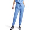 ARIAT Womens Blackwell Cargo Stretch Jogger Scrub Pant(Light Blue Heather)