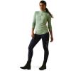 ARIAT Womens Breathe 1/4 Zip Baselayer(Basil)