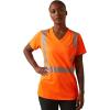 ARIAT Women’s Rebar Hi-Vis Ansi T-Shirt Plus – 10043642-Pls(Hi Vis Orange)