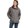 ARIAT Women’s Rebar Stormshell Logo Waterproof Jacket(Rebar Grey/Black)