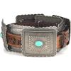 ARIAT Women’s Turquoise Concho Western Belt(Tan)