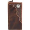 ARIAT Youth Rodeo Round Conch Brown Wallet A3551302