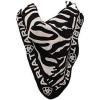 ARIAT Zebra Print Cotton Bandana, Zebra Black