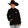 ARIAT boys Mexico Hoodie(Black)