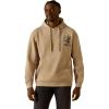 ARIAT mens Ariat Drinking Buddies Hoodie(Beige)