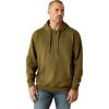ARIAT mens Ariat Embossed Logo Hoodie(Winter Moss)