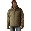 ARIAT mens Crius Hooded Insulated Jacket(Green/Dark Green)