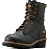 ARIAT mens Logger Shock Shield Waterproof Work Boot(Black)