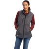 ARIAT womens Fr Duralight Stretch Canvas Vest(Iron Grey)