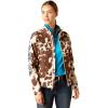 ARIAT womens New Team Softshell Print Jacket(Pony)