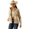 ARIAT womens New Team Softshell Print Jacket(Sandstone Southwest Print)