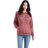 ARIAT womens Real Usa Chest Logo Hoodie(Dark Red)