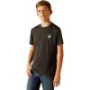 Ariat Boys’ Charger Ariat Crestline T-Shirt(Charcoal)