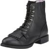 Ariat Heritage Lacer II Boots – Women’s Leather Ankle Work Boot(Black Deertan)