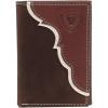 Ariat Leather Two Toned Overlay – Men’s Trifold Wallet