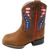 Ariat Lil’ Stompers Briar Boots for Toddlers (Sizes 4-7) – A441002402(Brown/Usa Flag (George))