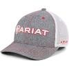 Ariat Men’s Ariat Heather Mesh Back Shadow Cap(Gray)