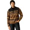 Ariat Men’s Basis 2.0 1/4 Zip Sweatshirt(Brown Scenic Serape)