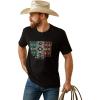 Ariat Men’s Graphic T-Shirt(Black/Chihuahua Flag)