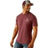 Ariat Men’s Graphic T-Shirt(Burgundy Heather/Quadrant)