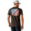Ariat Men’s Graphic T-Shirt(Charcoal Heather/Star Spangled)